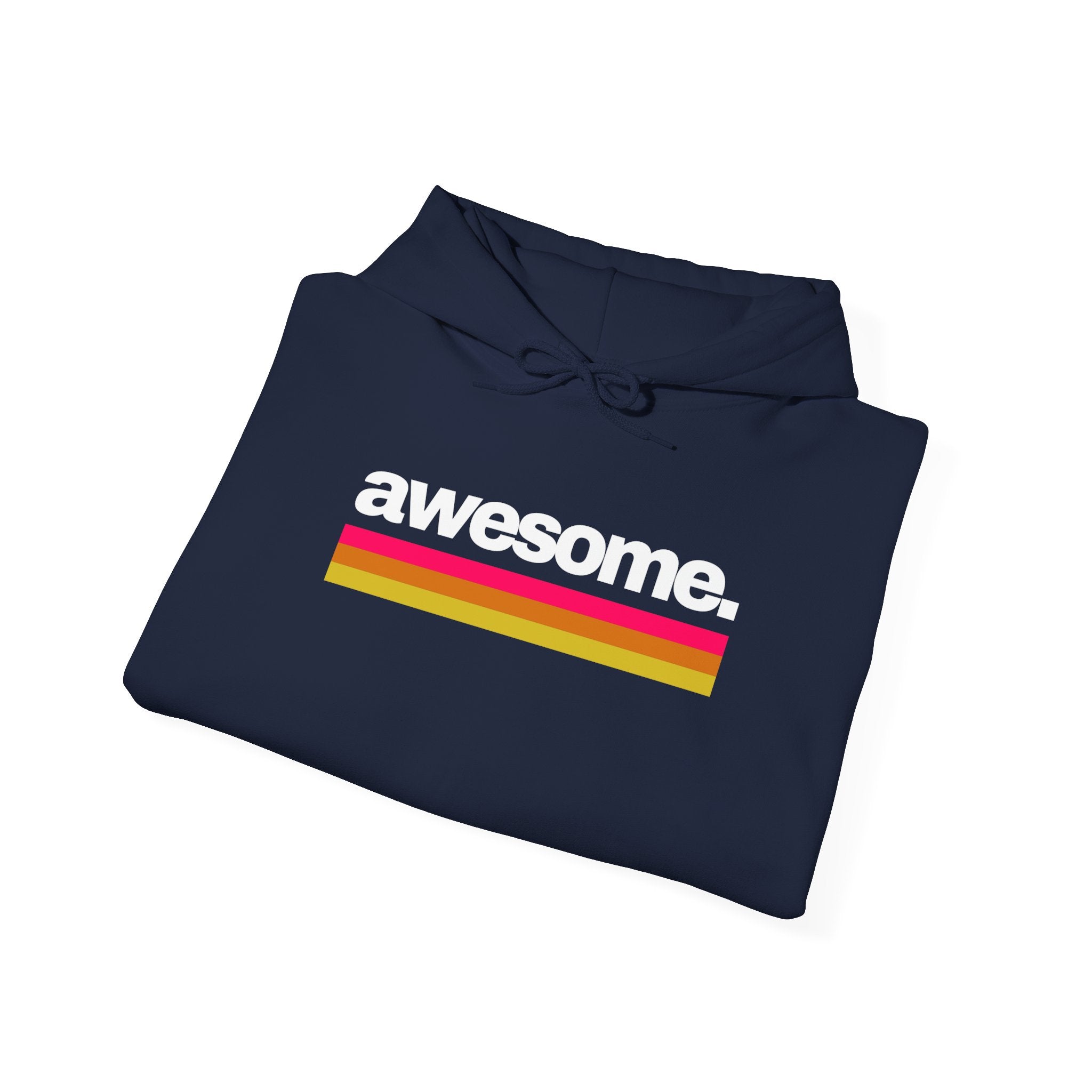 Unisex Hoodie mit Frontprint „AWESOME“ – stylischer Hoodie mit starkem Statement