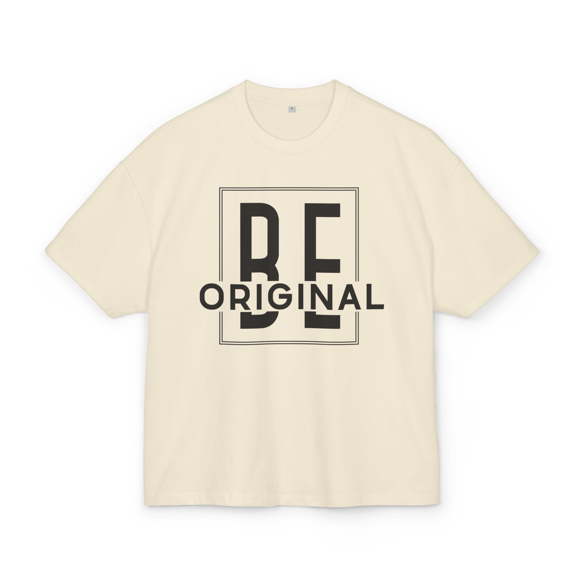 OVERSIZED BOX SHIRT STATEMENT – BE ORIGINAL | UNISEX T-SHIRT MIT PRINT