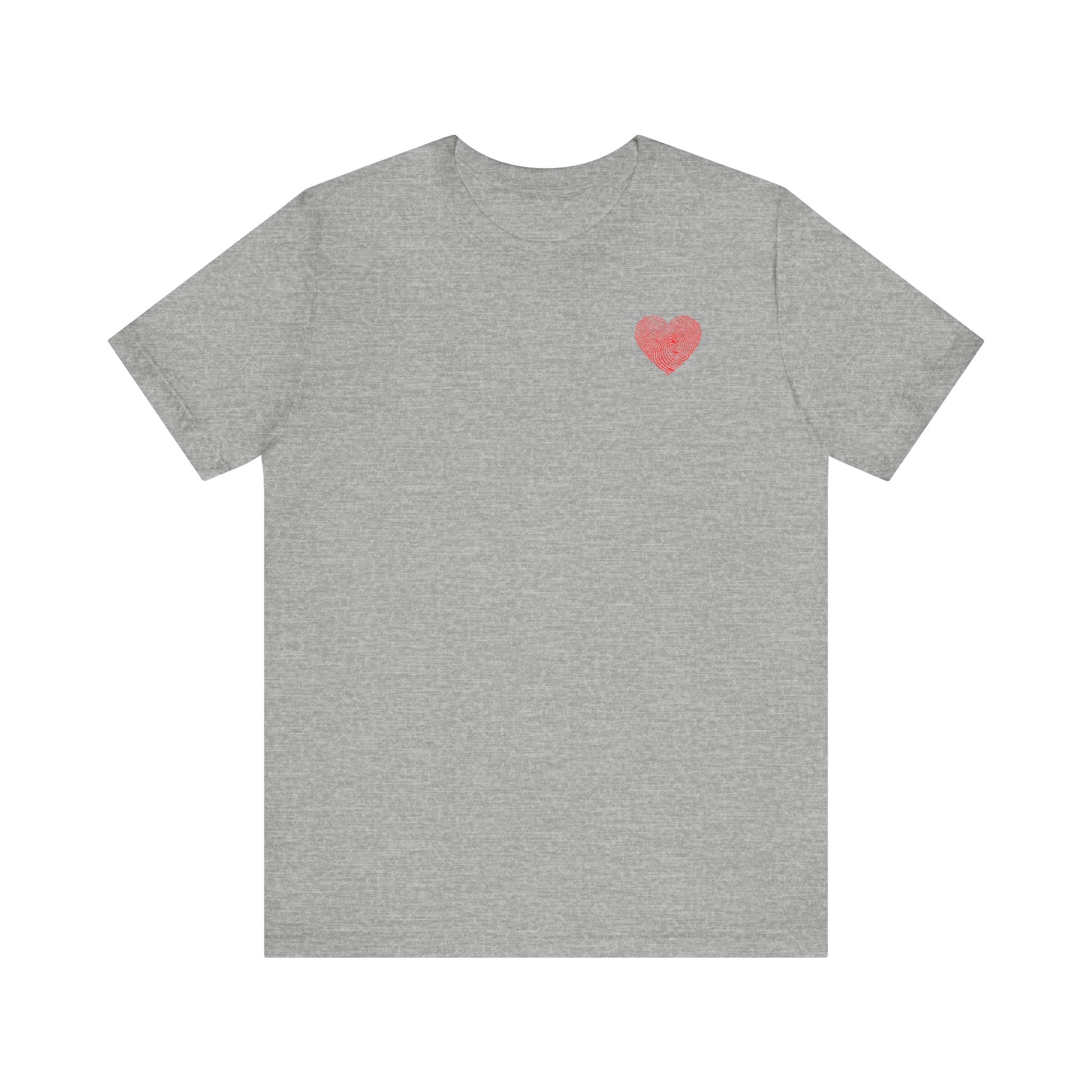 Unisex T-Shirt „Rotes Herz“ – Liebe & Leidenschaft | Atmungsaktive Baumwolle für Alltag & Freizeit