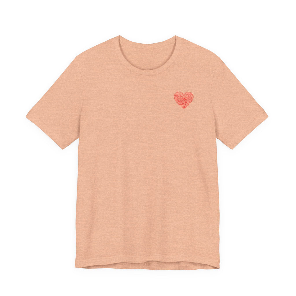 Unisex T-Shirt „Rotes Herz“ – Liebe & Leidenschaft | Atmungsaktive Baumwolle für Alltag & Freizeit
