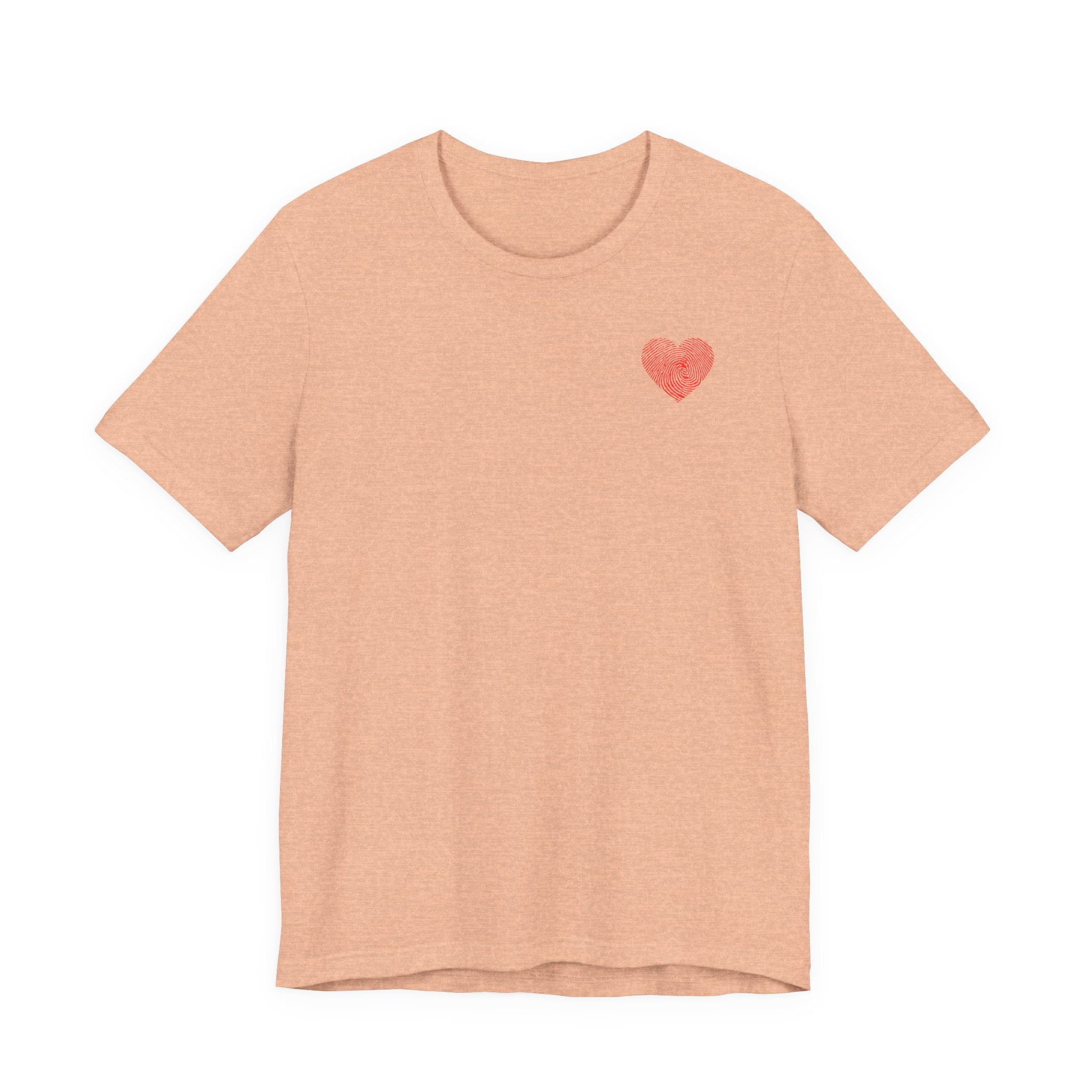 Unisex T-Shirt „Rotes Herz“ – Liebe & Leidenschaft | Atmungsaktive Baumwolle für Alltag & Freizeit