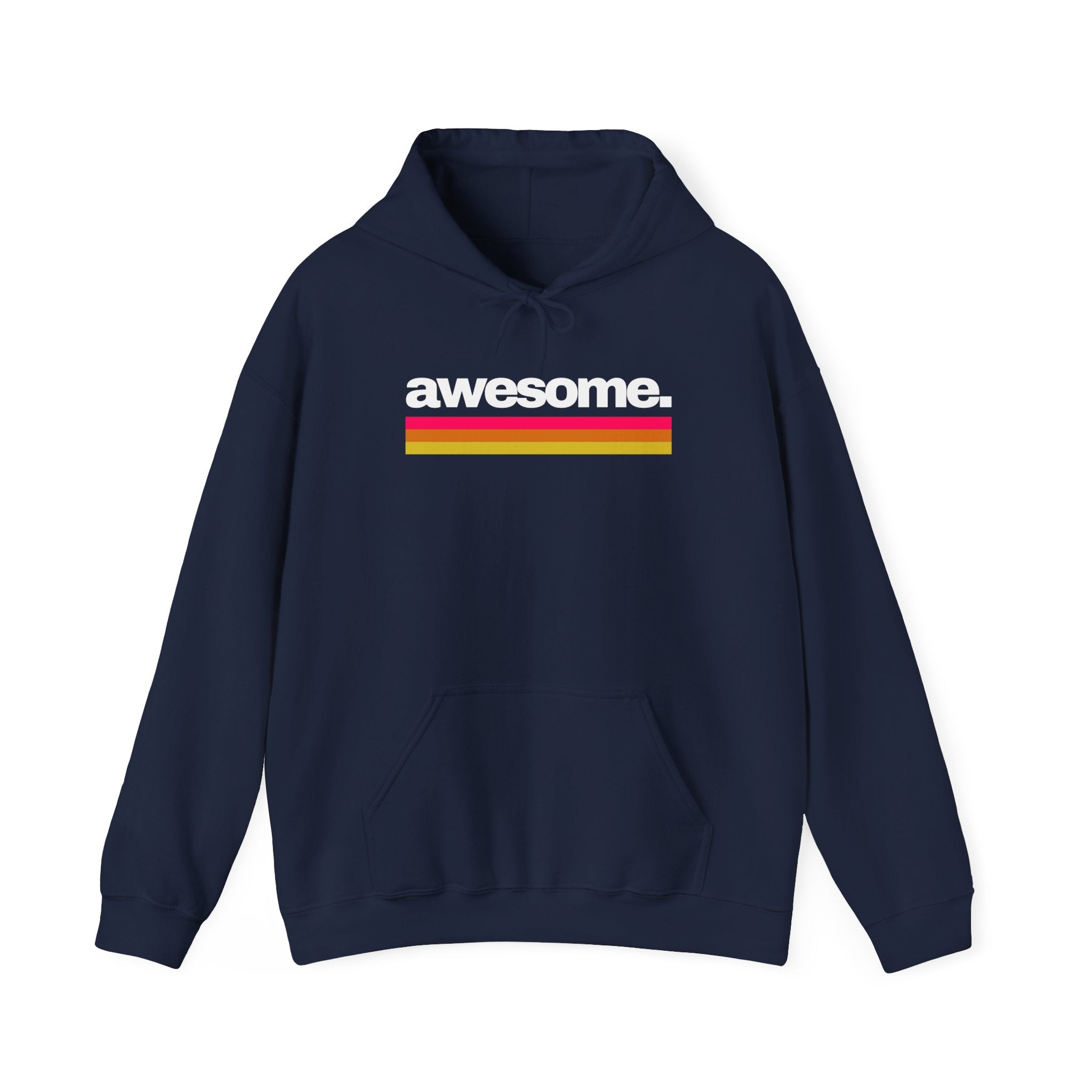 Unisex Hoodie mit Frontprint „AWESOME“ – stylischer Hoodie mit starkem Statement
