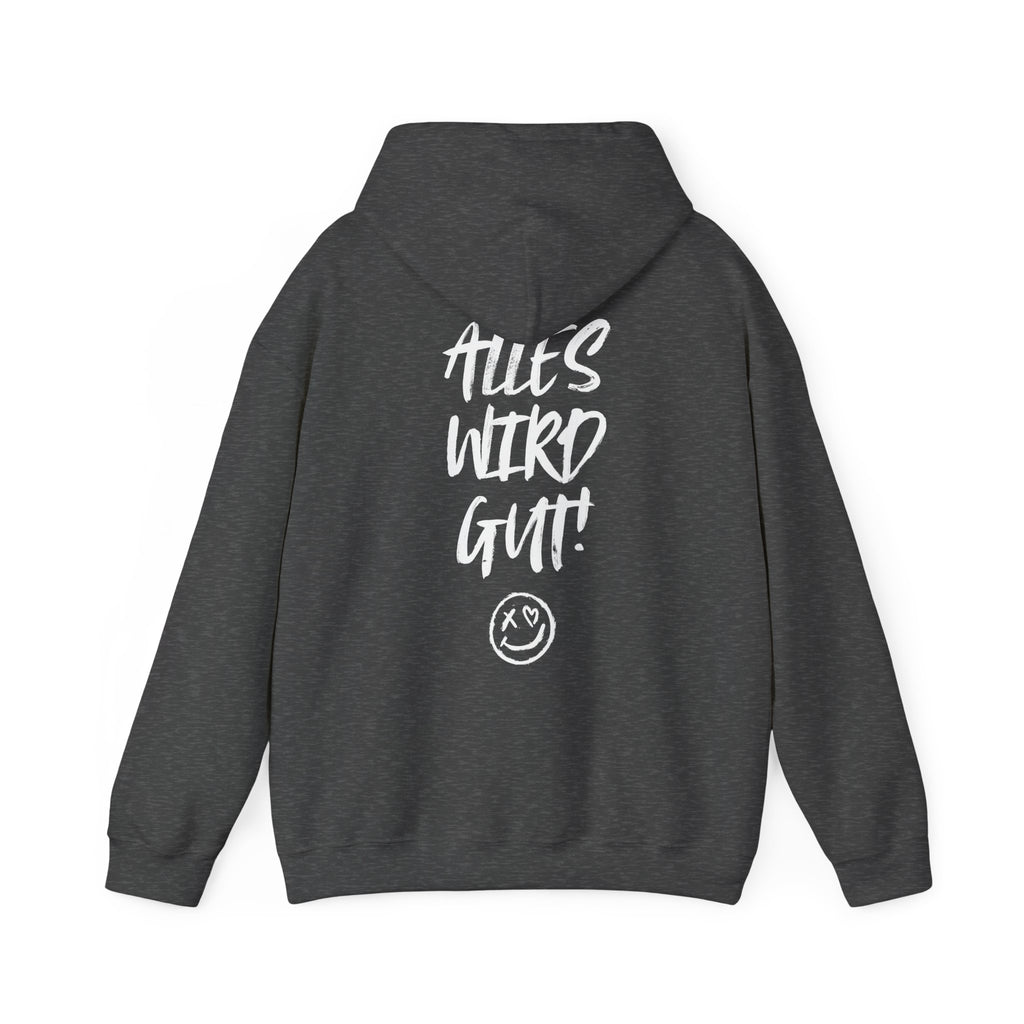 Unisex Hoodie mit Rückenprint „Alles wird gut“ – kuscheliger Hoodie mit positiver Botschaft