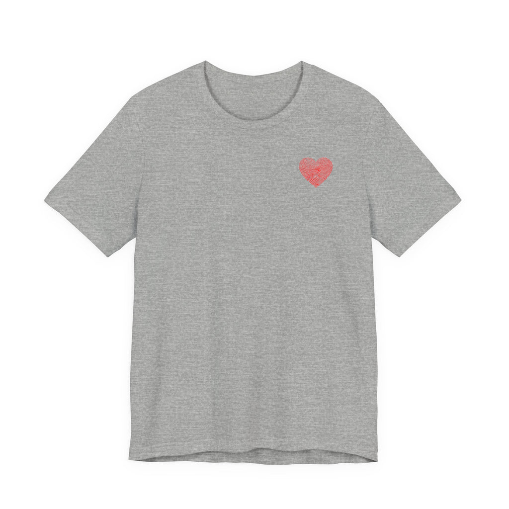 Unisex T-Shirt „Rotes Herz“ – Liebe & Leidenschaft | Atmungsaktive Baumwolle für Alltag & Freizeit