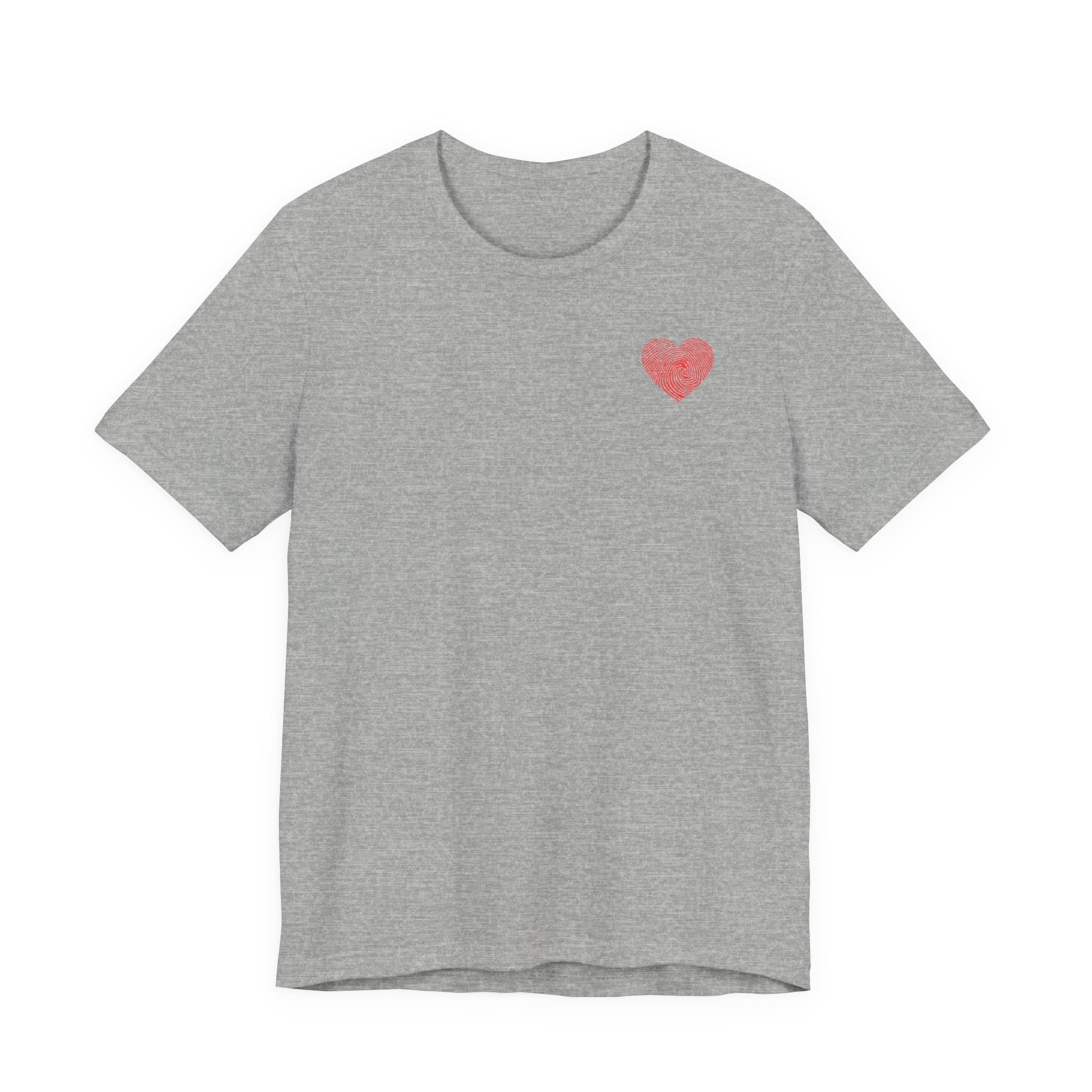 Unisex T-Shirt „Rotes Herz“ – Liebe & Leidenschaft | Atmungsaktive Baumwolle für Alltag & Freizeit