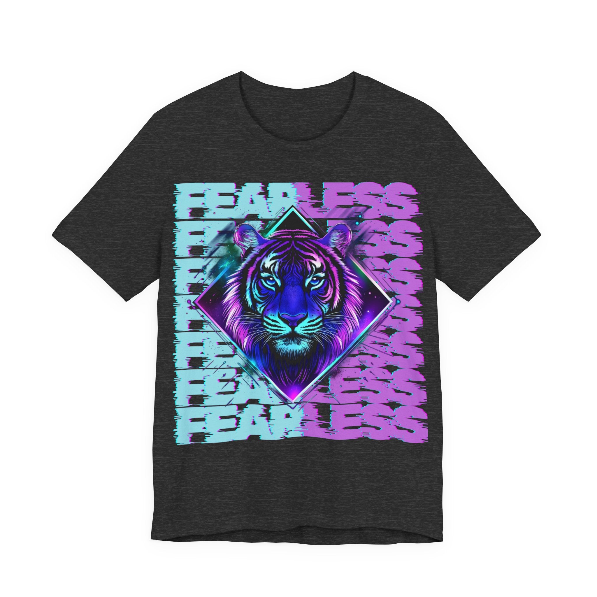 Unisex Jersey T-Shirt „FEARLESS“ – Starkes Kurzarmshirt mit motivierendem Frontprint