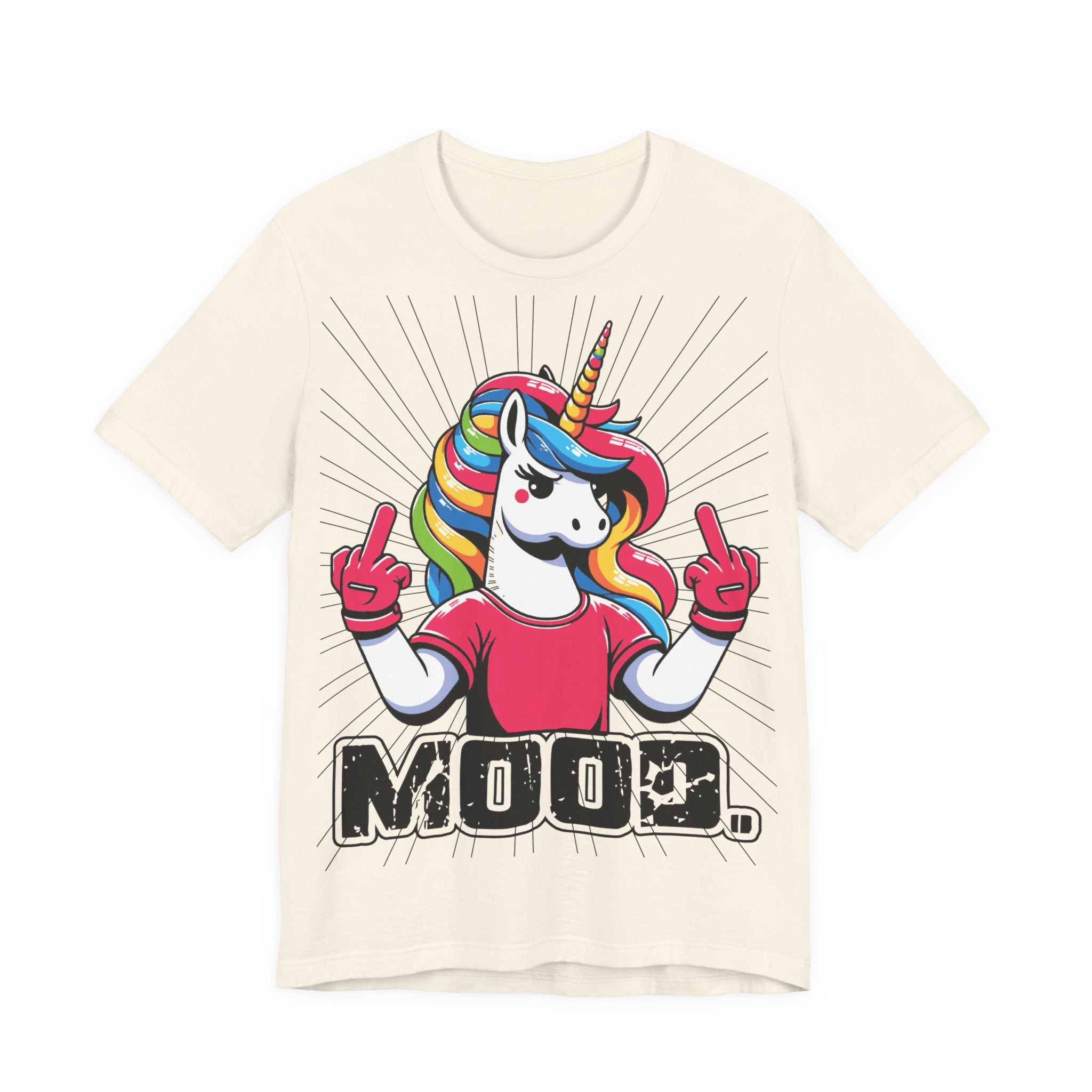 Unisex Jersey T-Shirt „Mittelfinger Mood“ – Cooles Kurzarmshirt mit frechem Print