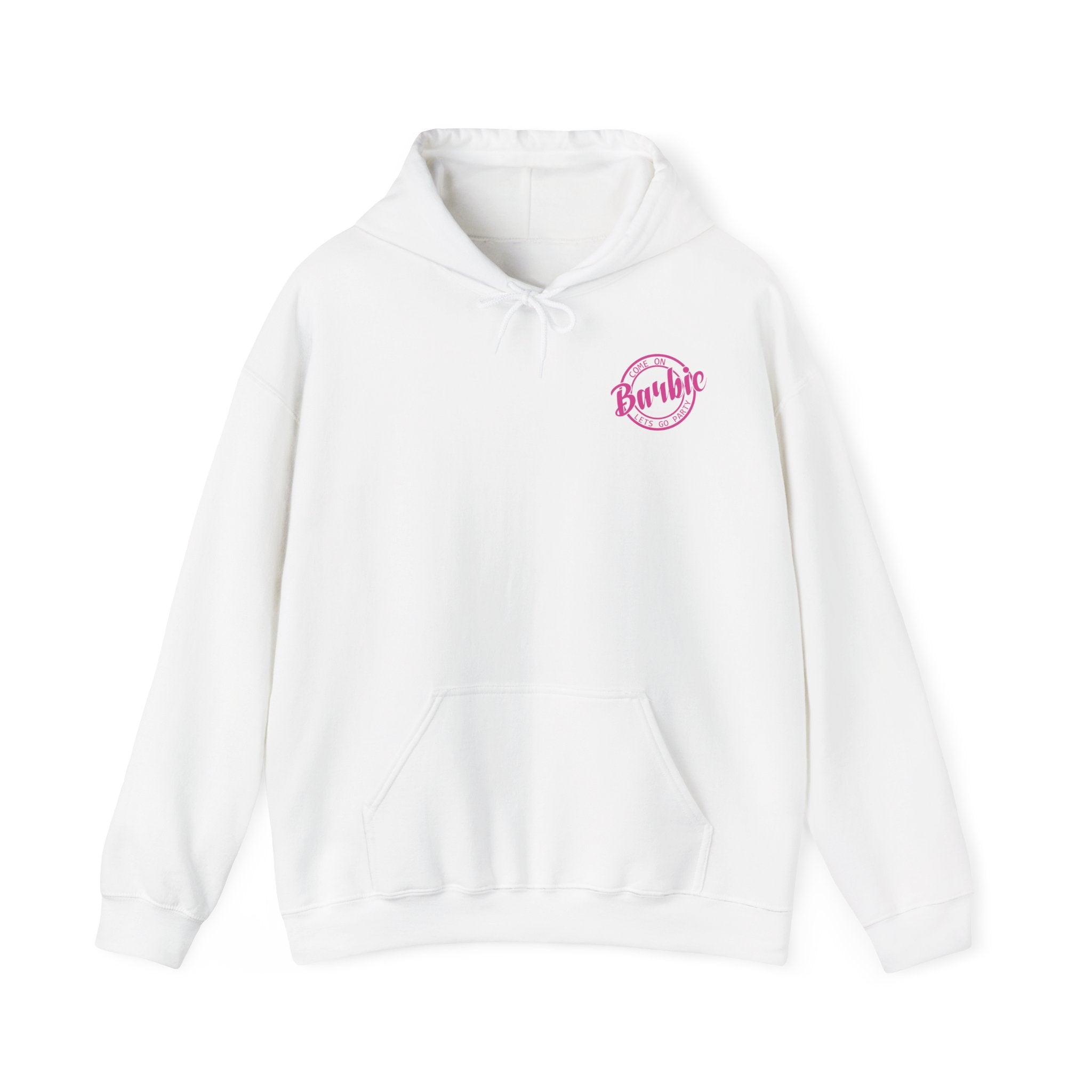 Hoodie „Sexy Möwe – Oh La La“ – Unisex Hoodie mit kleinem Frontprint & großem Rückenprint