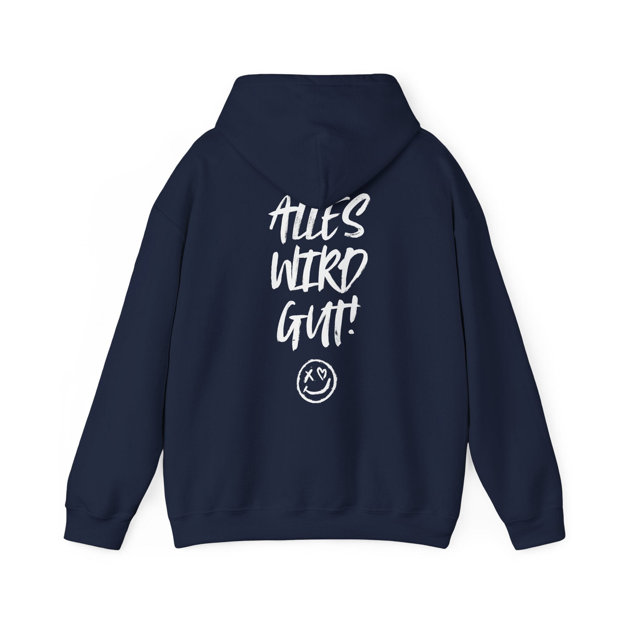 Unisex Hoodie mit Rückenprint „Alles wird gut“ – kuscheliger Hoodie mit positiver Botschaft