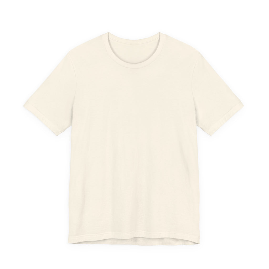 Unisex Jersey T-Shirt mit Rückenprint „BE YOURSELF“ – stylisches Statement Shirt aus 100 % Baumwolle