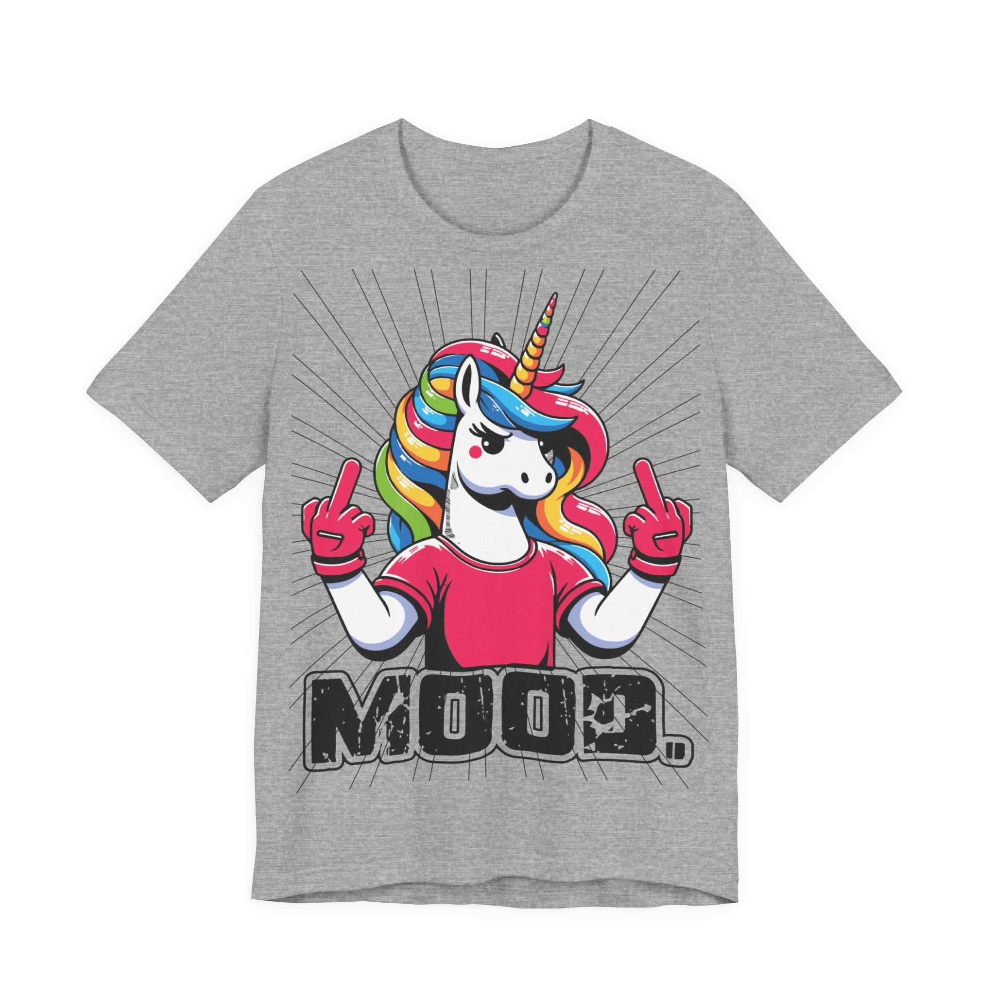 Unisex Jersey T-Shirt „Mittelfinger Mood“ – Cooles Kurzarmshirt mit frechem Print