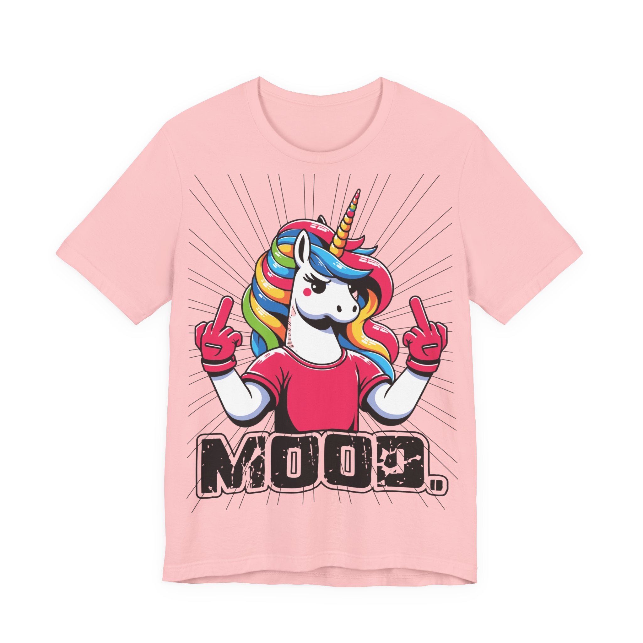 Unisex Jersey T-Shirt „Mittelfinger Mood“ – Cooles Kurzarmshirt mit frechem Print