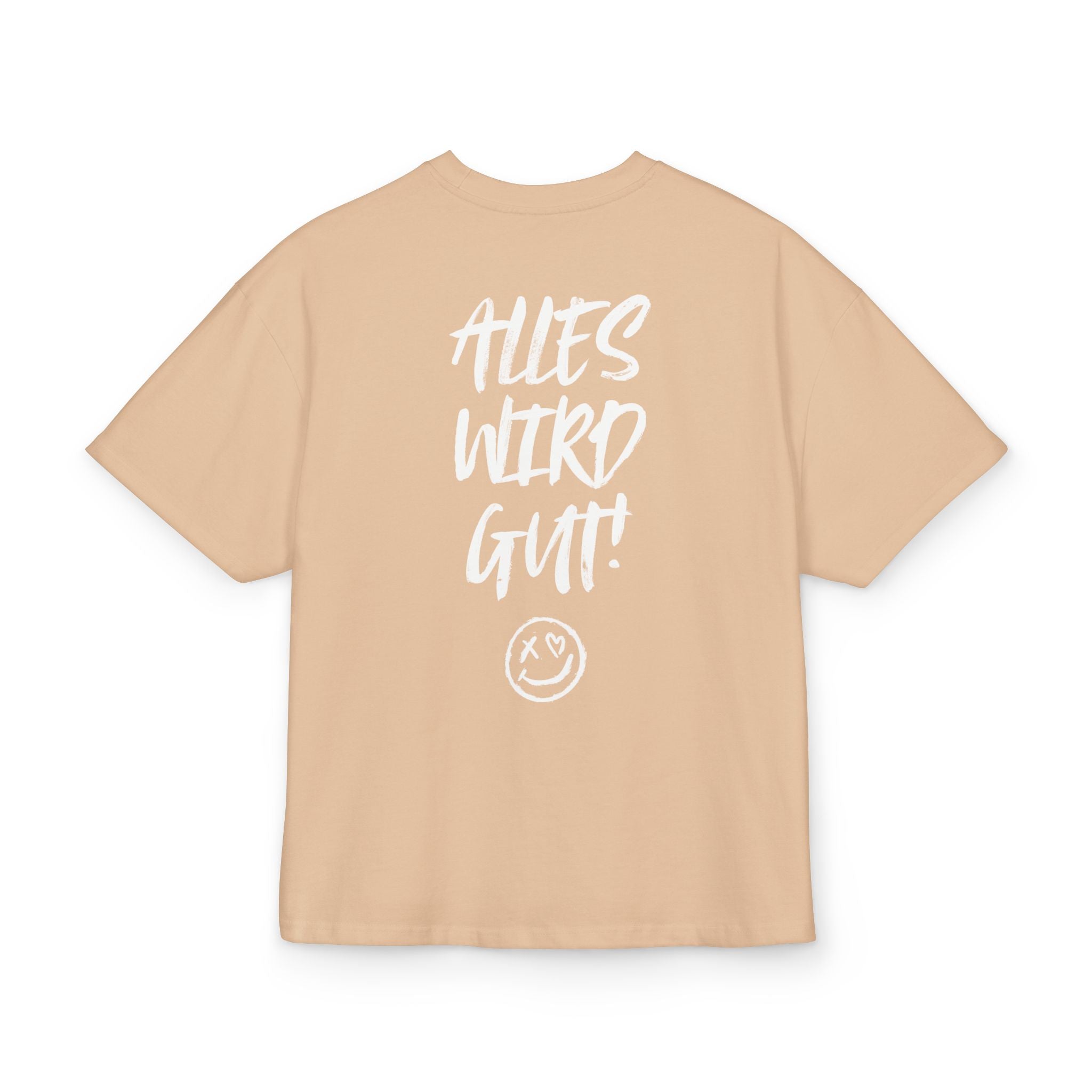 OVERSIZED BOX SHIRT STATEMENT – ALLES WIRD GUT | UNISEX T-SHIRT MIT PRINT