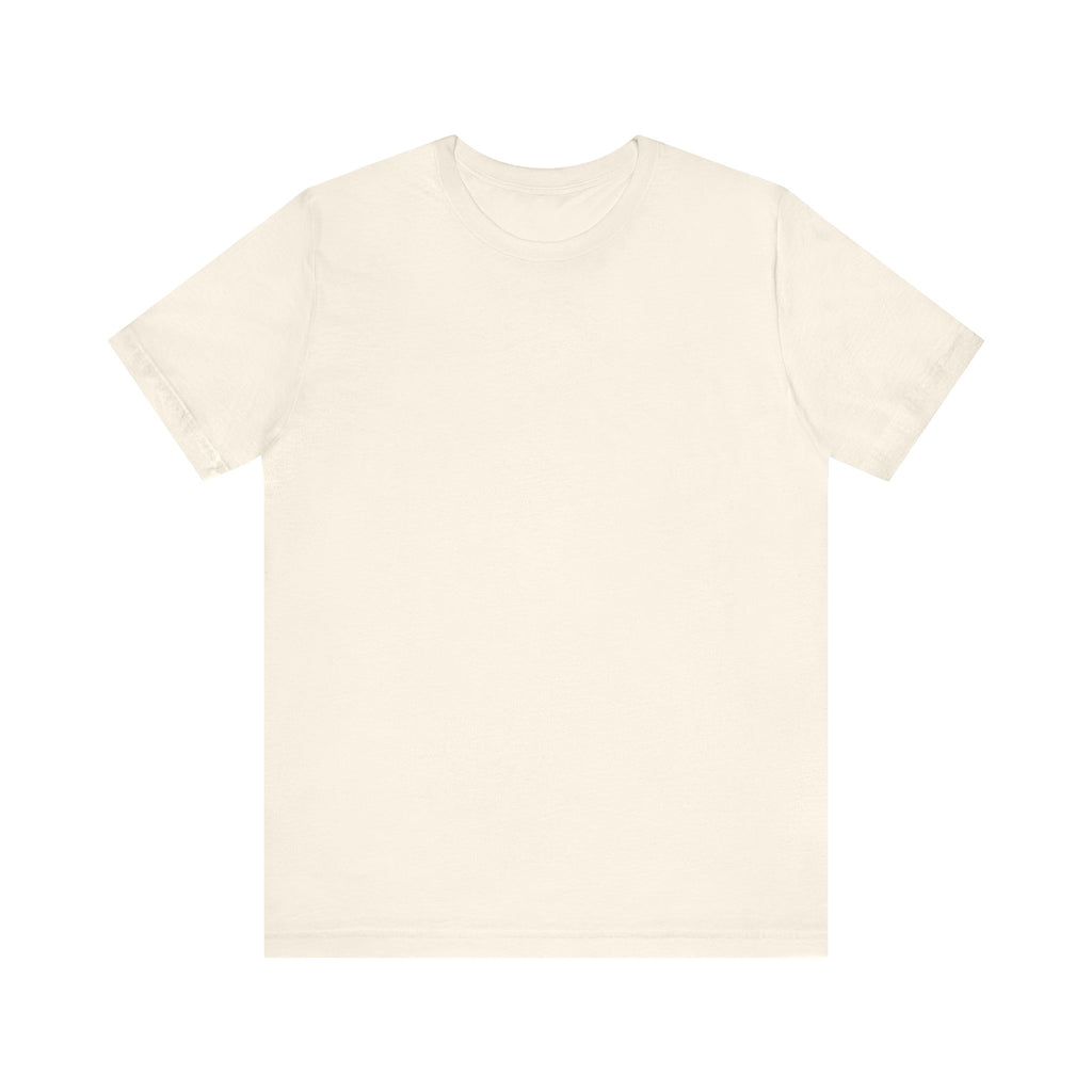 Unisex Jersey T-Shirt mit Rückenprint „BE THE GOOD“ – Statement Shirt aus 100 % Baumwolle