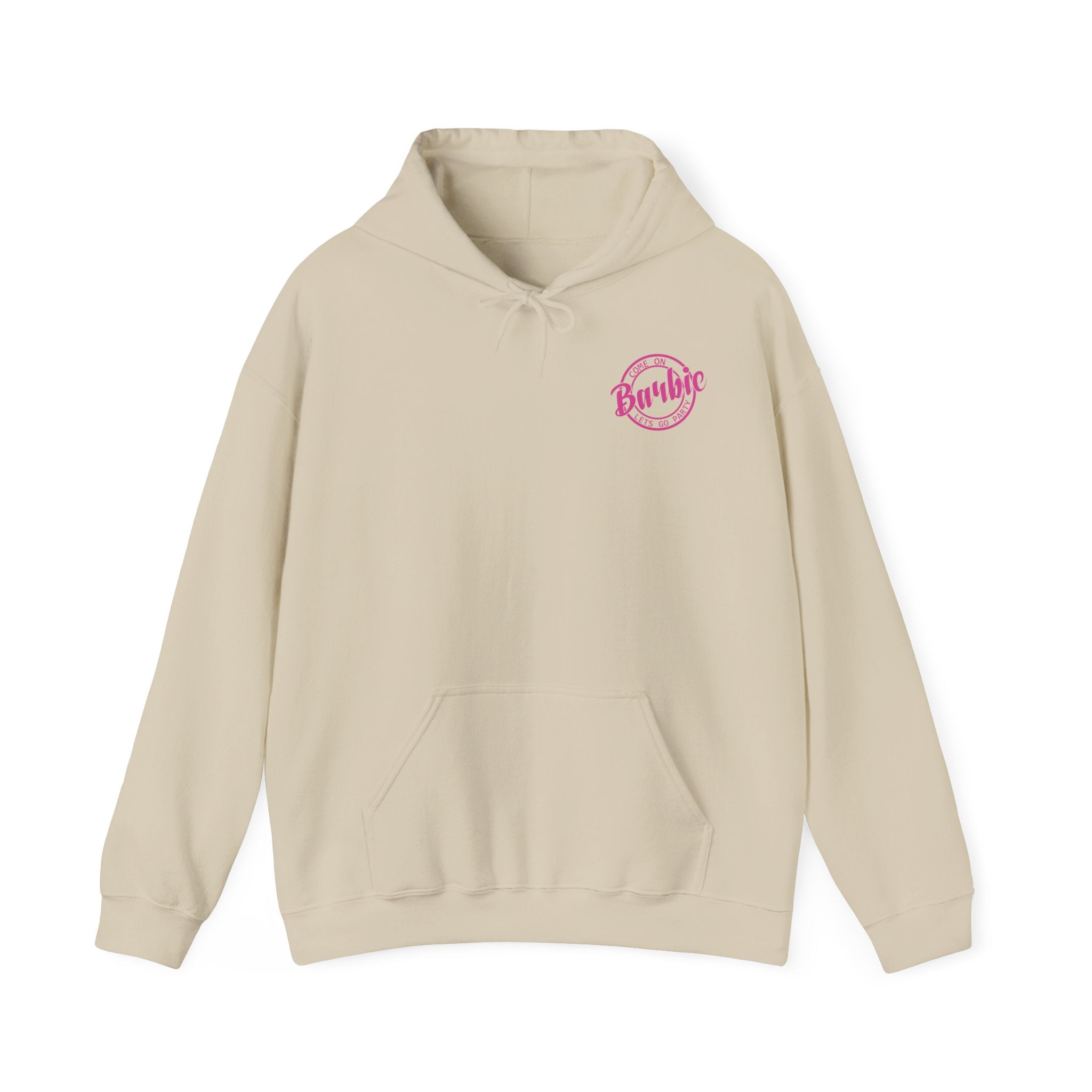 Hoodie „Sexy Möwe – Oh La La“ – Unisex Hoodie mit kleinem Frontprint & großem Rückenprint