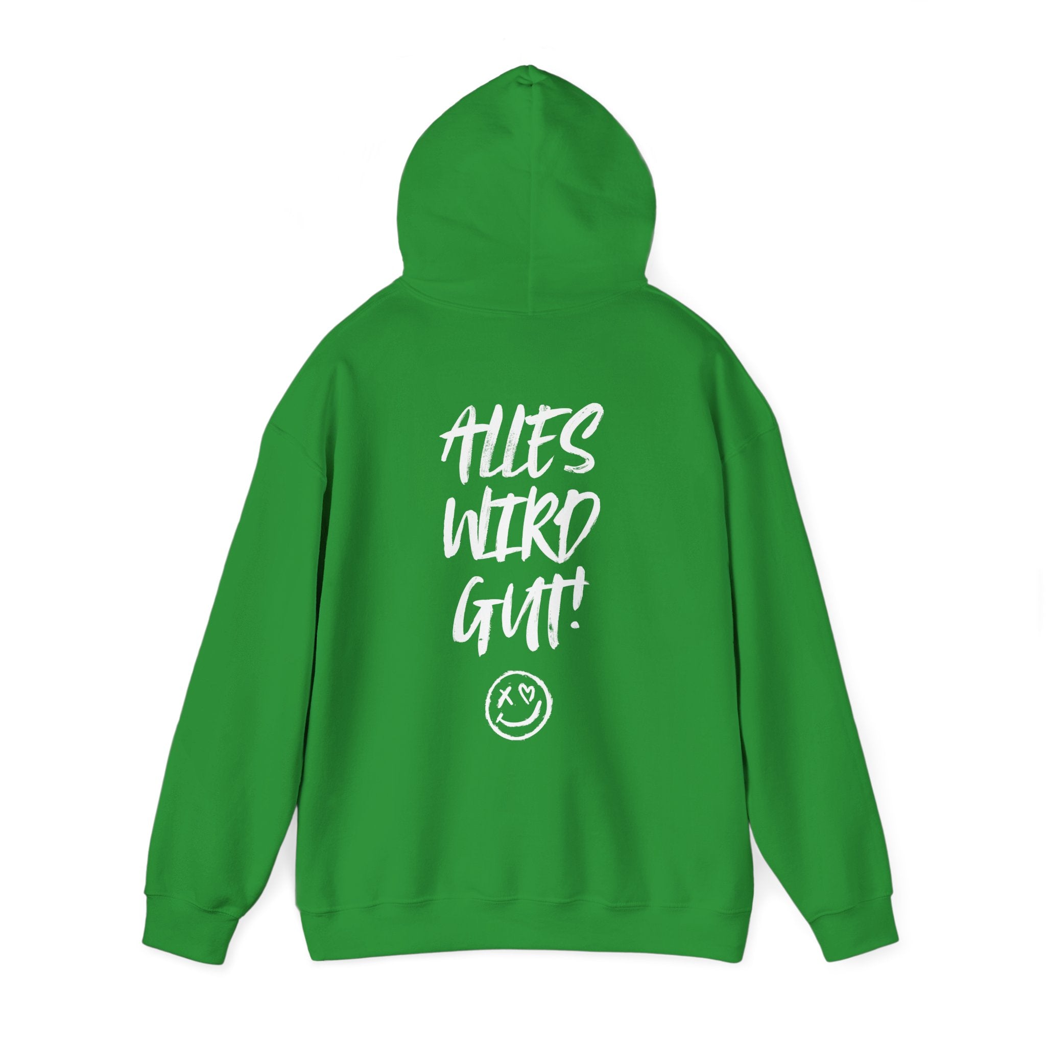 Unisex Hoodie mit Rückenprint „Alles wird gut“ – kuscheliger Hoodie mit positiver Botschaft