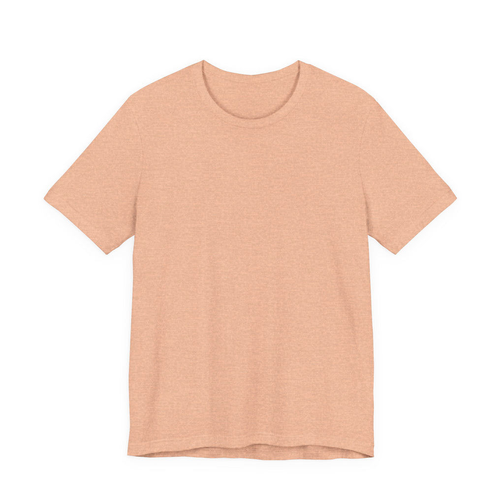 Unisex Jersey T-Shirt mit Rückenprint „BE THE GOOD“ – Statement Shirt aus 100 % Baumwolle