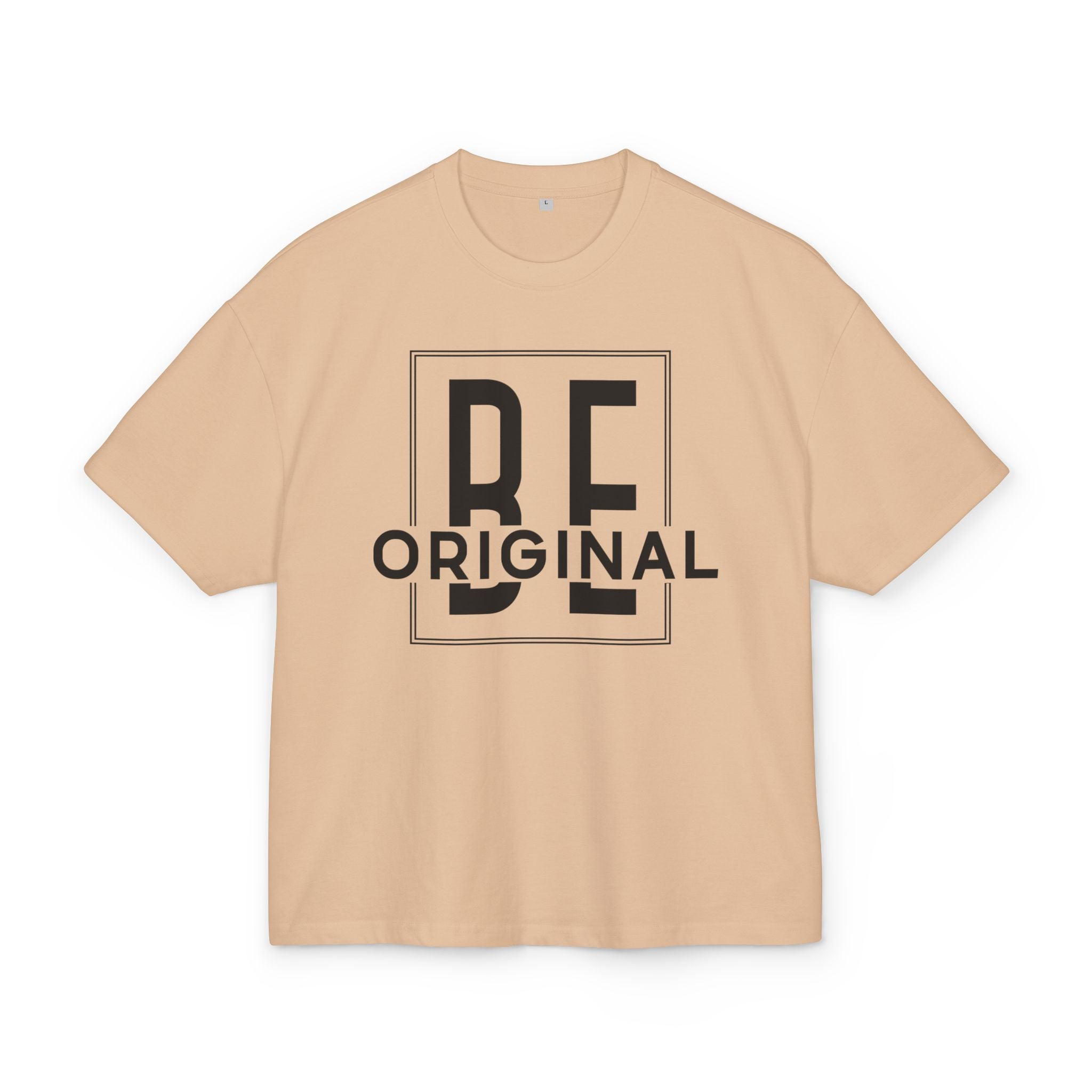 OVERSIZED BOX SHIRT STATEMENT – BE ORIGINAL | UNISEX T-SHIRT MIT PRINT
