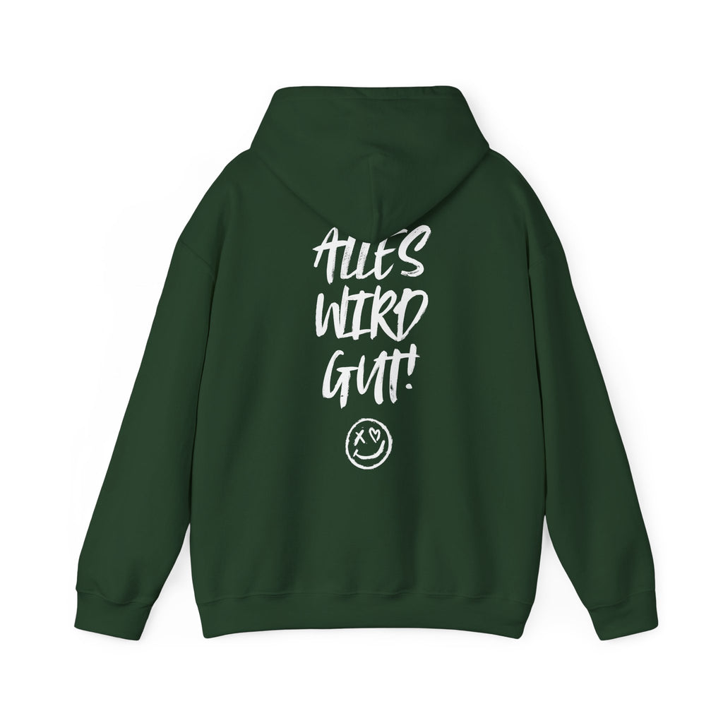 Unisex Hoodie mit Rückenprint „Alles wird gut“ – kuscheliger Hoodie mit positiver Botschaft