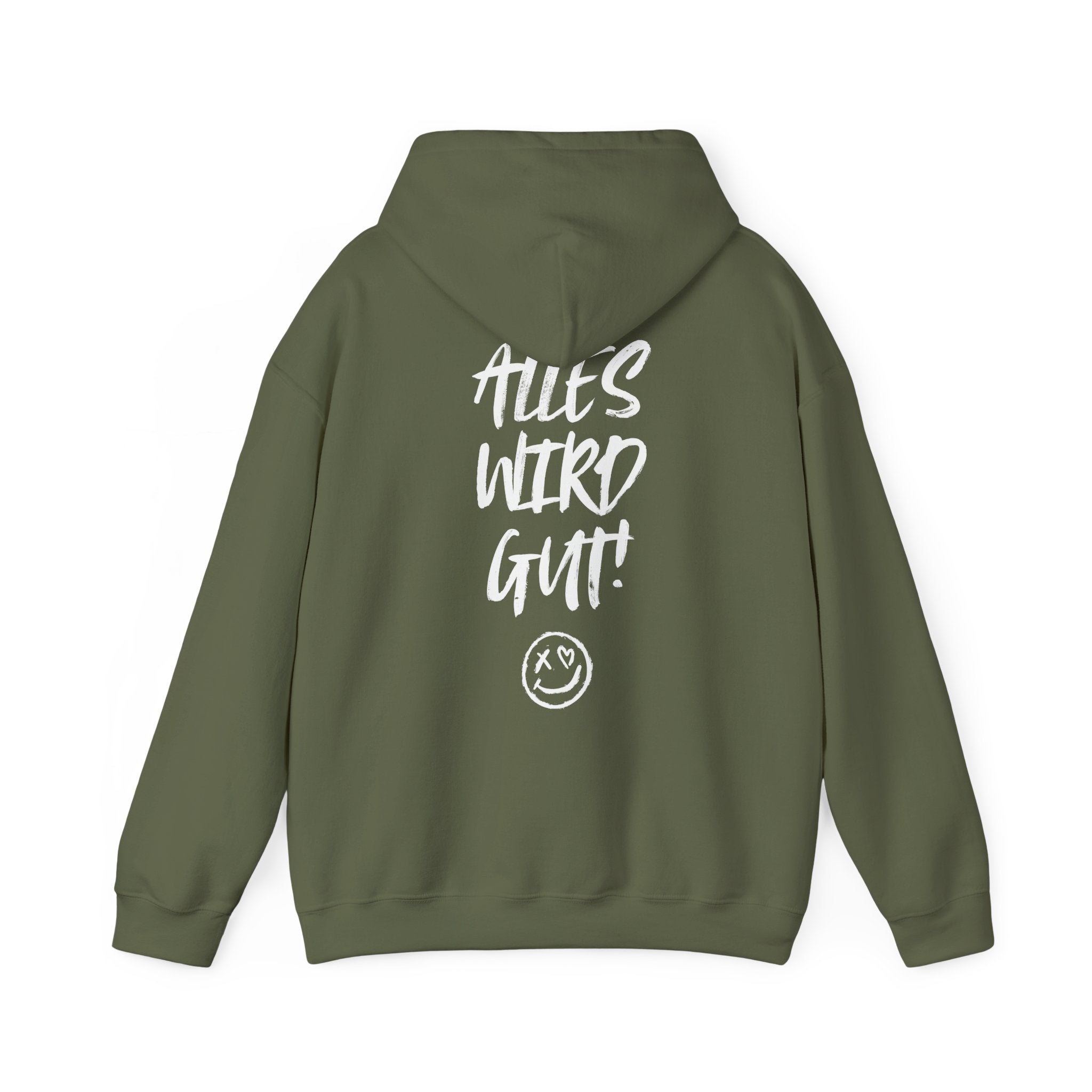 Unisex Hoodie mit Rückenprint „Alles wird gut“ – kuscheliger Hoodie mit positiver Botschaft