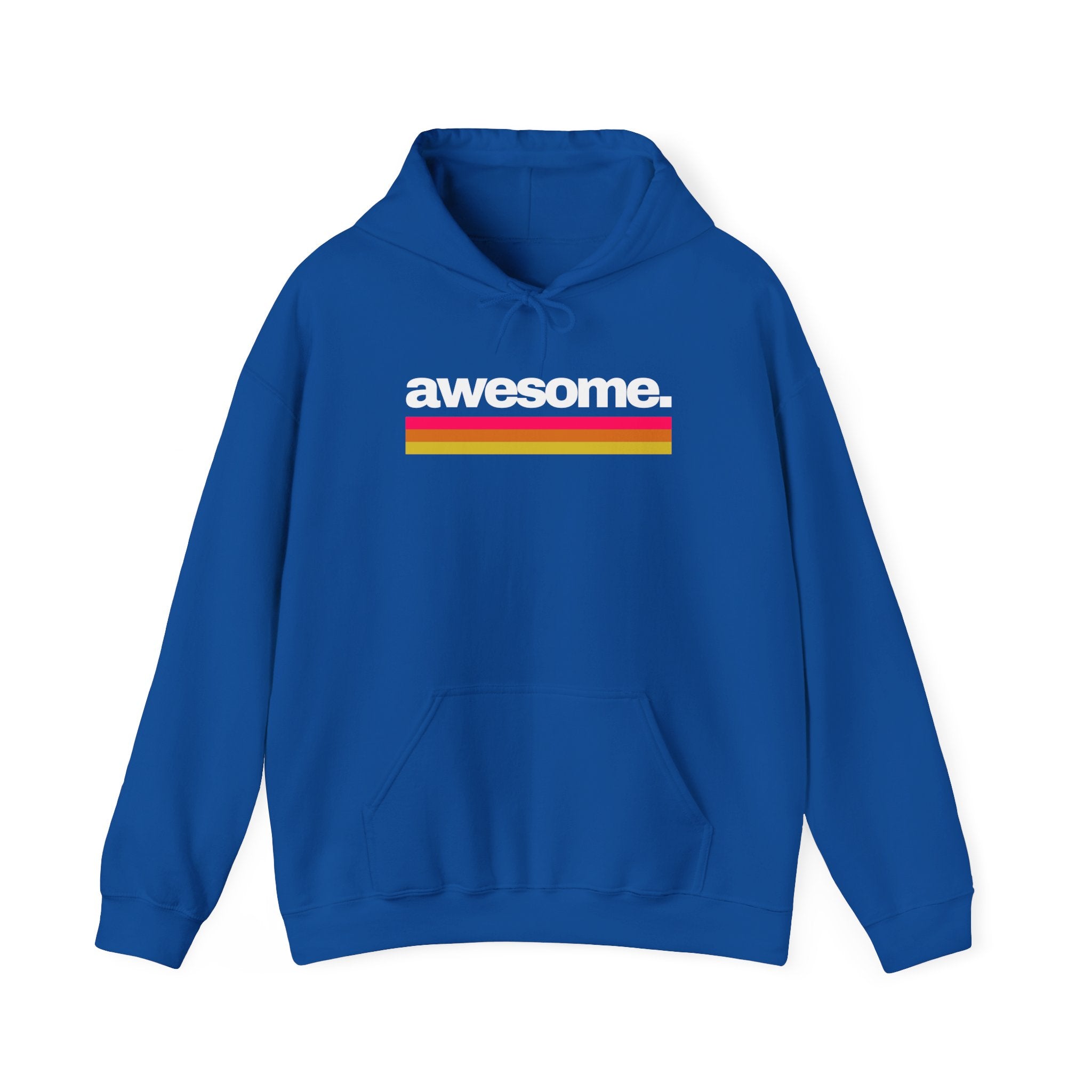 Unisex Hoodie mit Frontprint „AWESOME“ – stylischer Hoodie mit starkem Statement