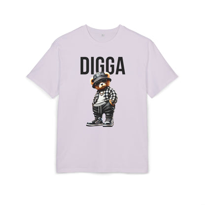 Unisex Oversized T-Shirt „DIGGA“ mit Statement Print | 100 % Baumwolle | seianders.de