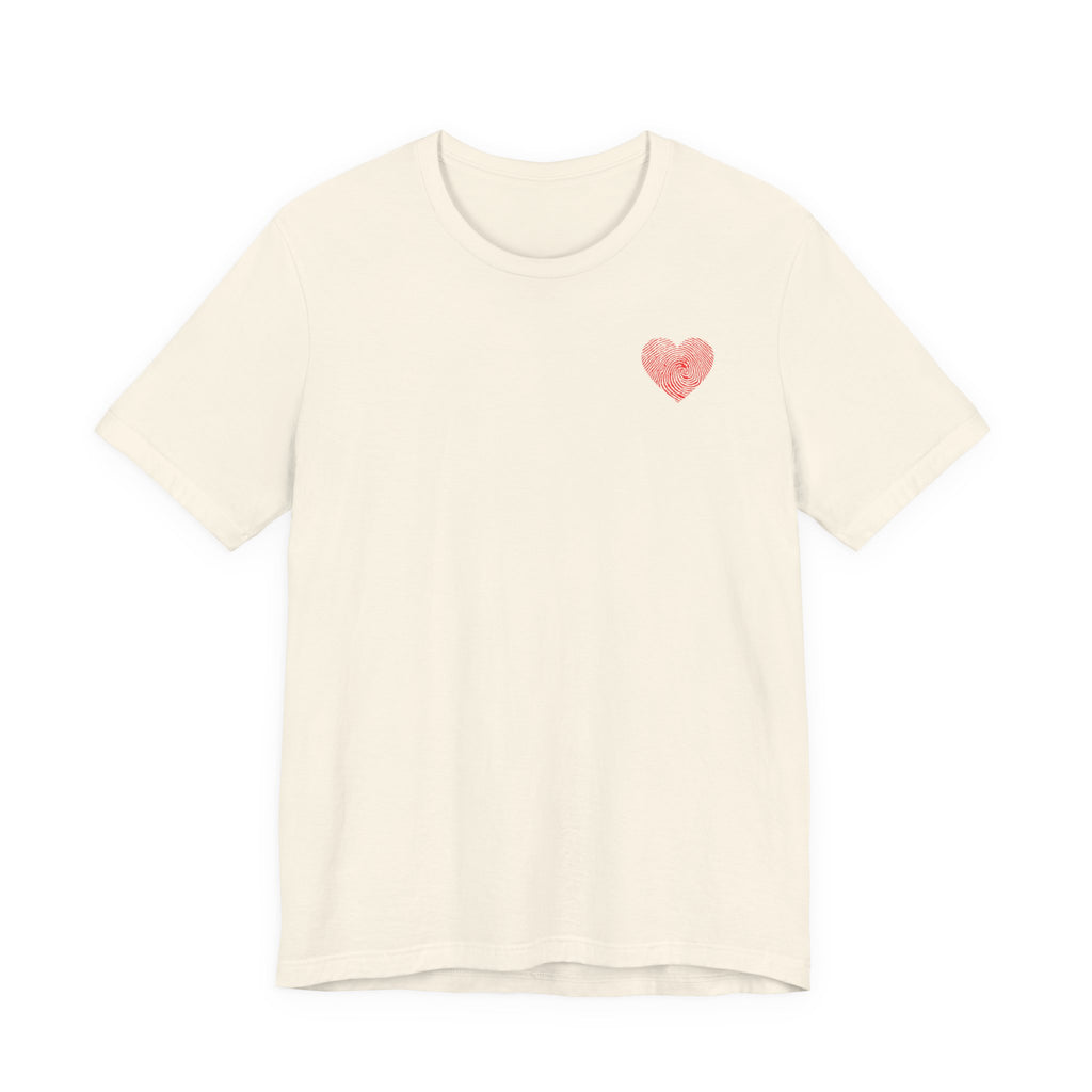 Unisex T-Shirt „Rotes Herz“ – Liebe & Leidenschaft | Atmungsaktive Baumwolle für Alltag & Freizeit