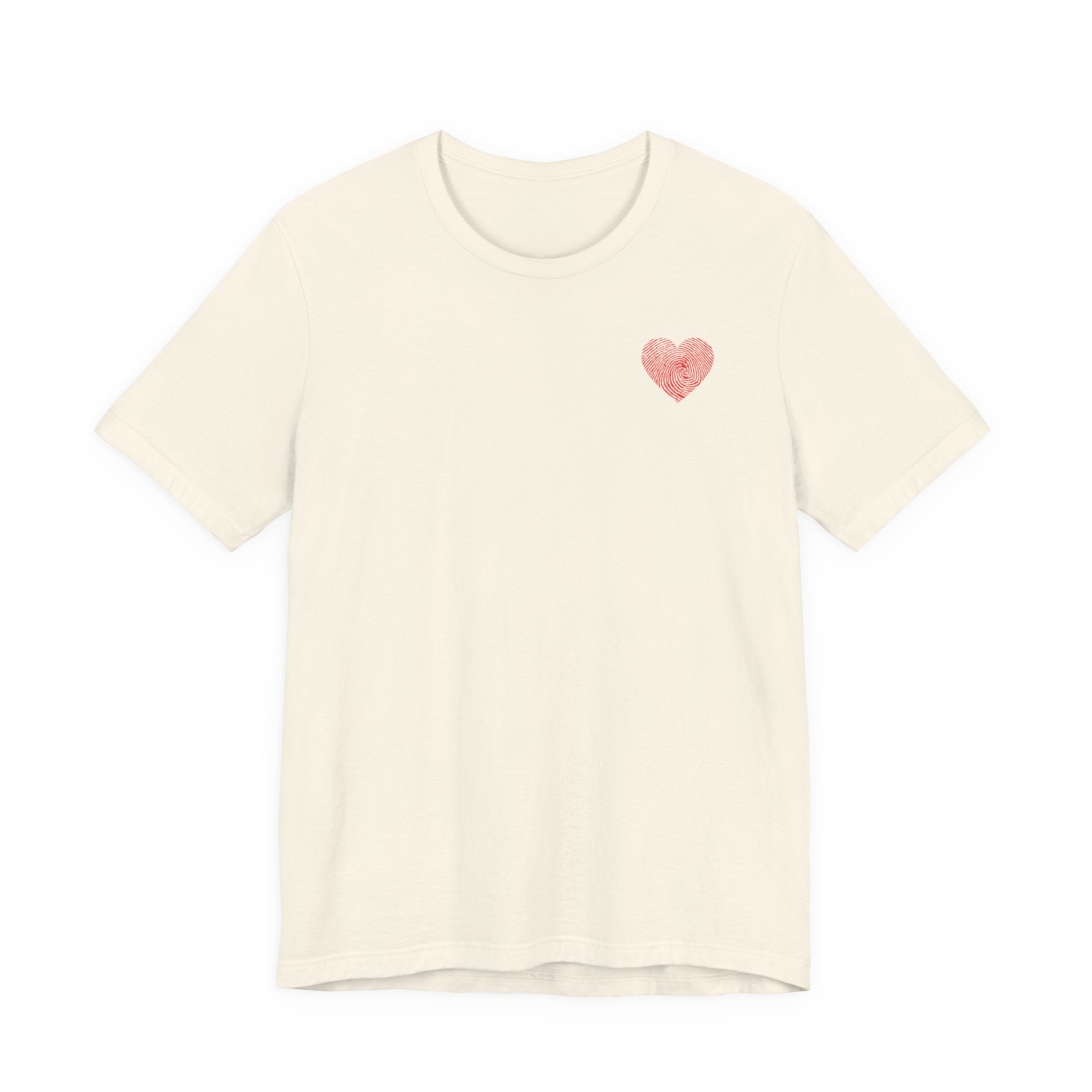 Unisex T-Shirt „Rotes Herz“ – Liebe & Leidenschaft | Atmungsaktive Baumwolle für Alltag & Freizeit