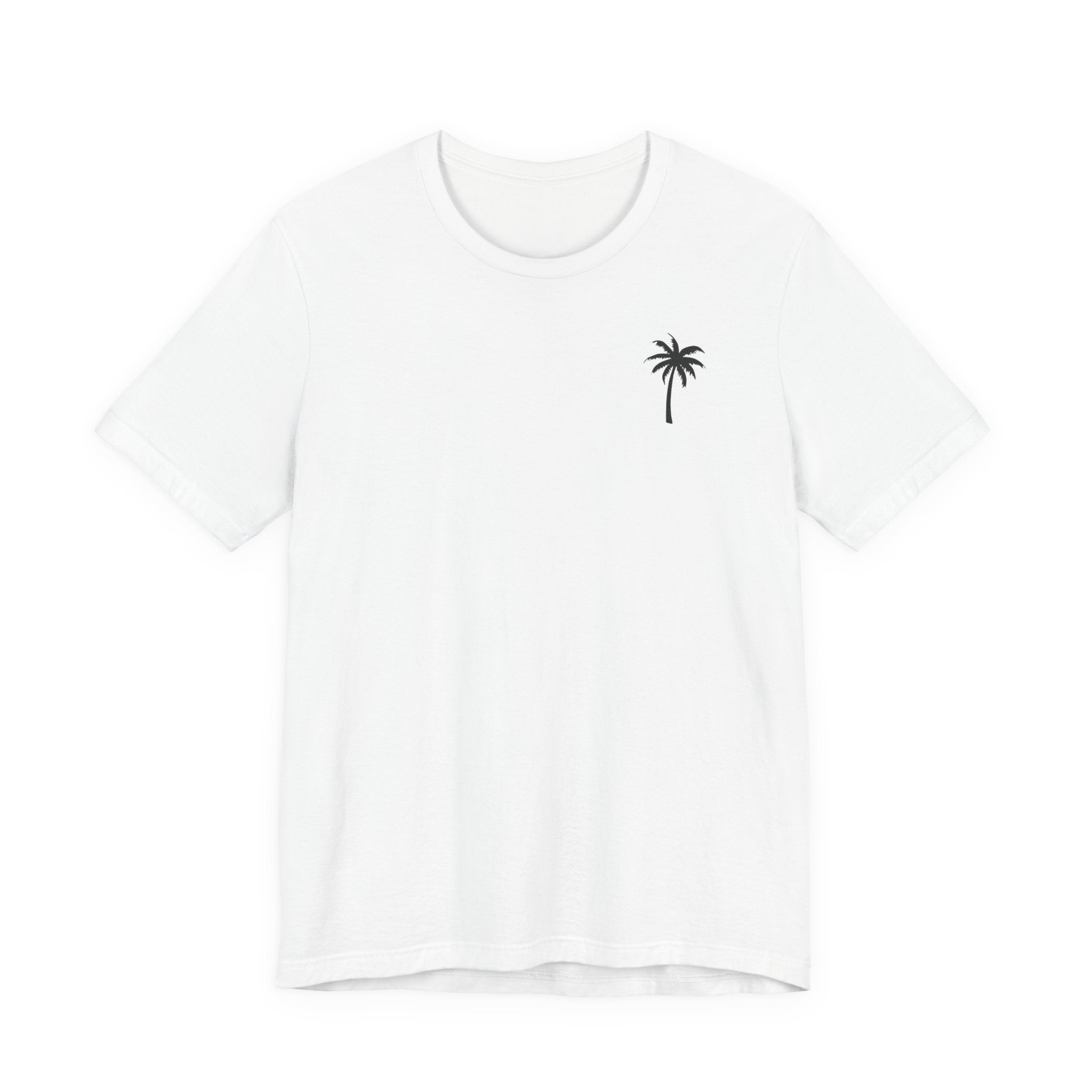Unisex T-Shirt „Tropical Palm“ – Tropisches Palmen-Motiv | Atmungsaktive Baumwolle für Sommer & Freizeit