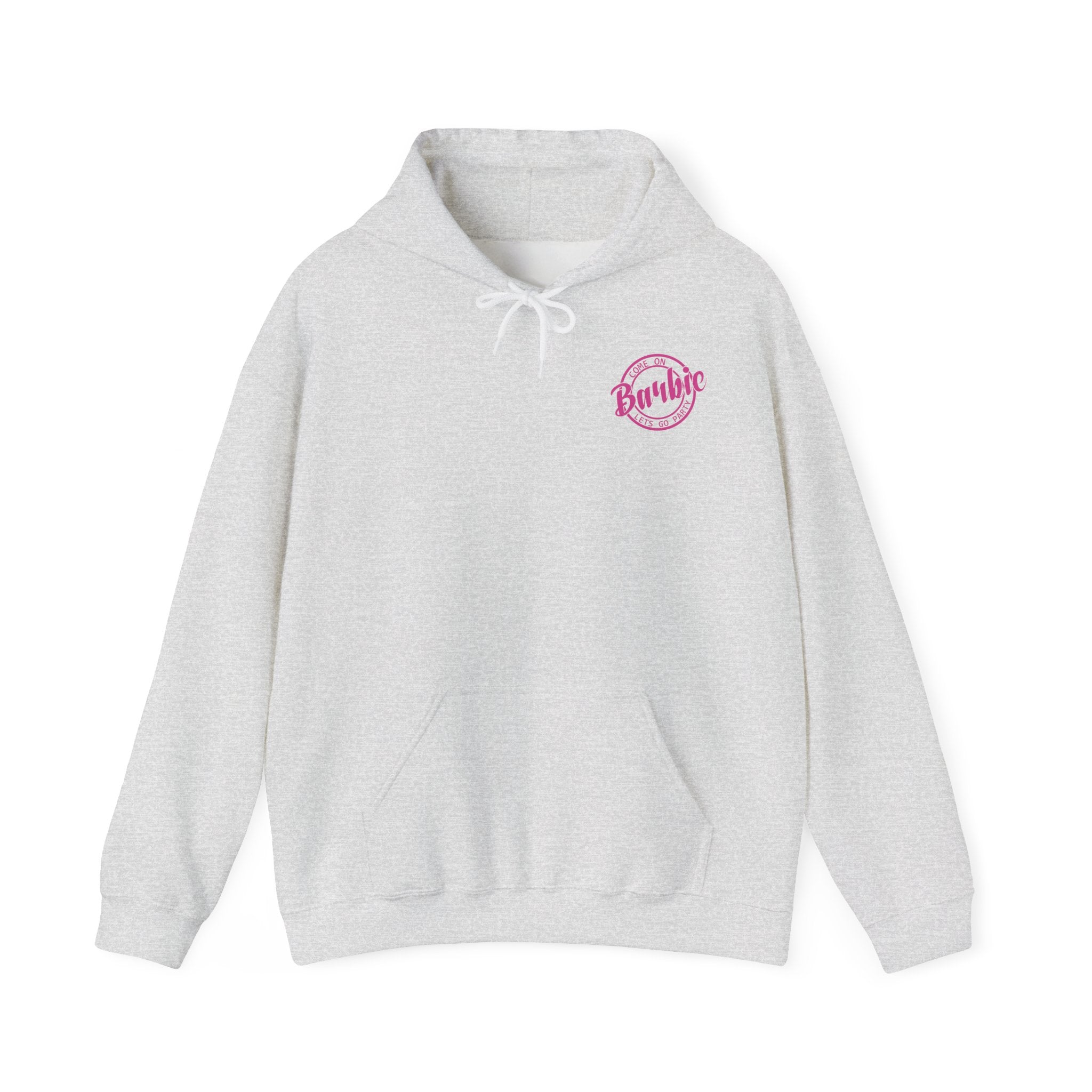 Hoodie „Sexy Möwe – Oh La La“ – Unisex Hoodie mit kleinem Frontprint & großem Rückenprint
