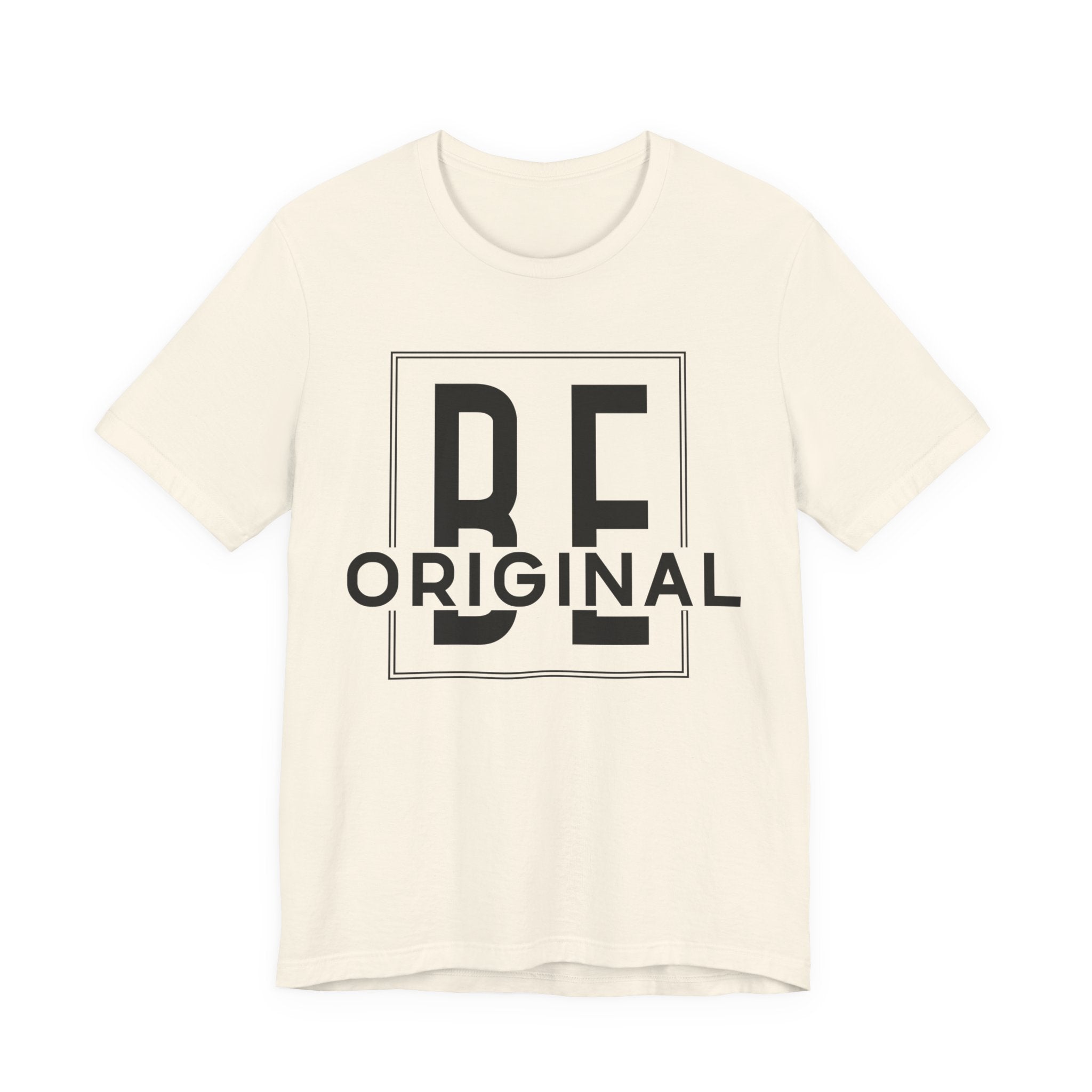 Unisex Jersey T-Shirt „BE ORIGINAL“ – Cooles Kurzarmshirt mit kraftvollem Frontprint