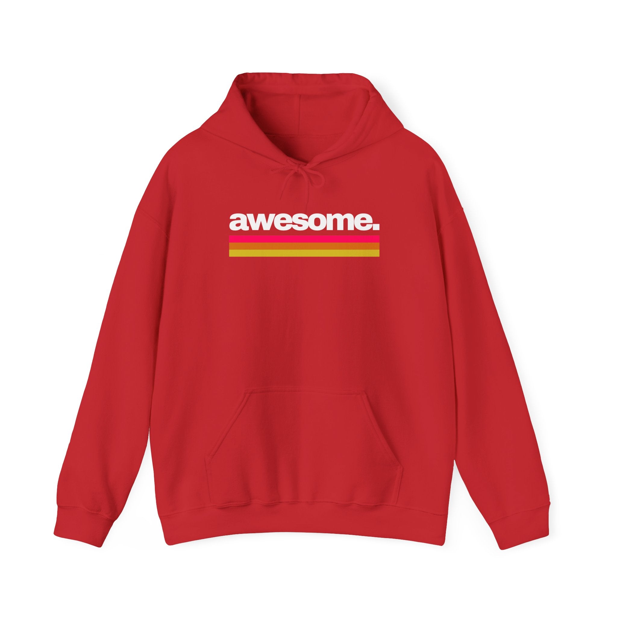 Unisex Hoodie mit Frontprint „AWESOME“ – stylischer Hoodie mit starkem Statement