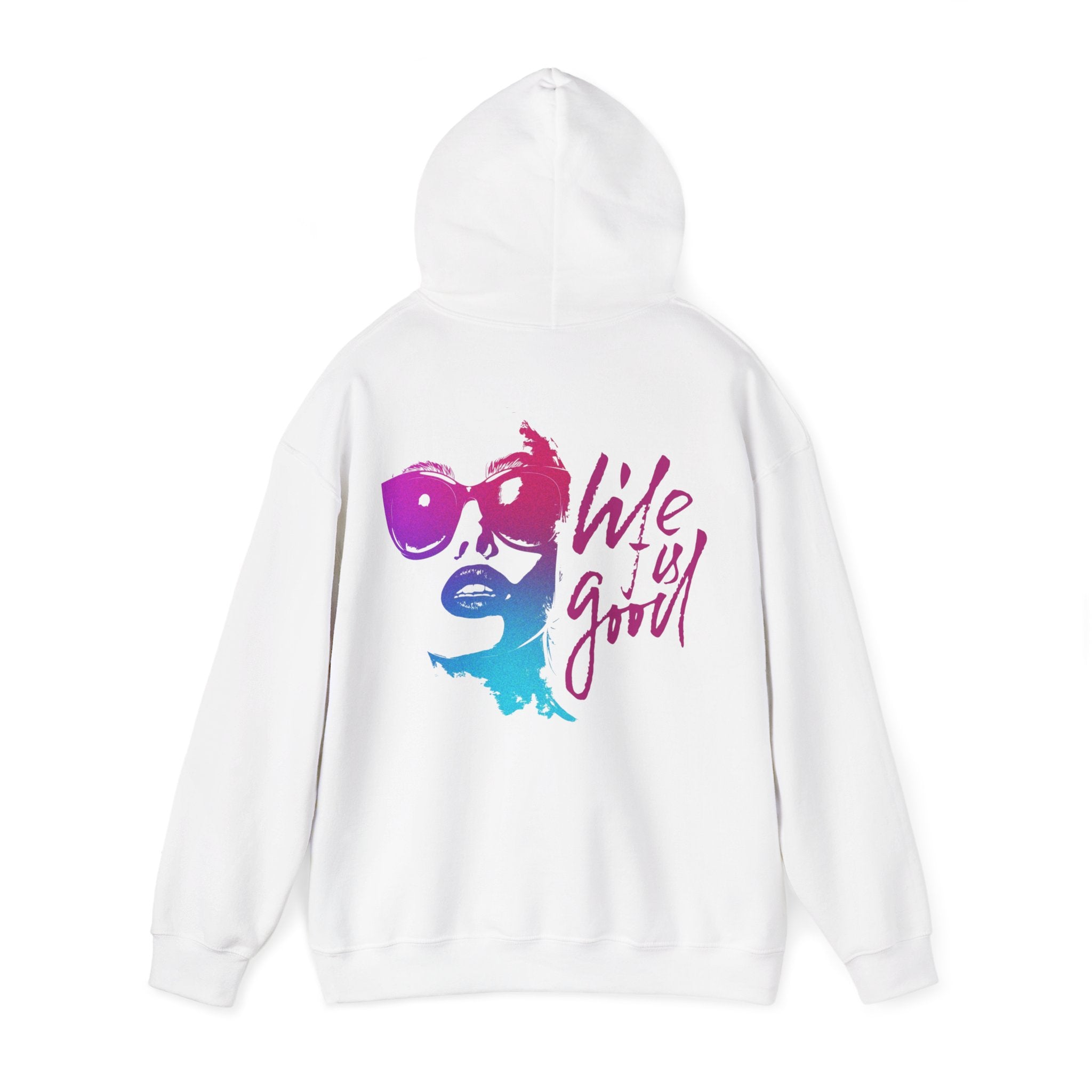 Hoodie „LIFE IS GOOD“ – Stylischer Unisex Hoodie mit positivem Rückenprint