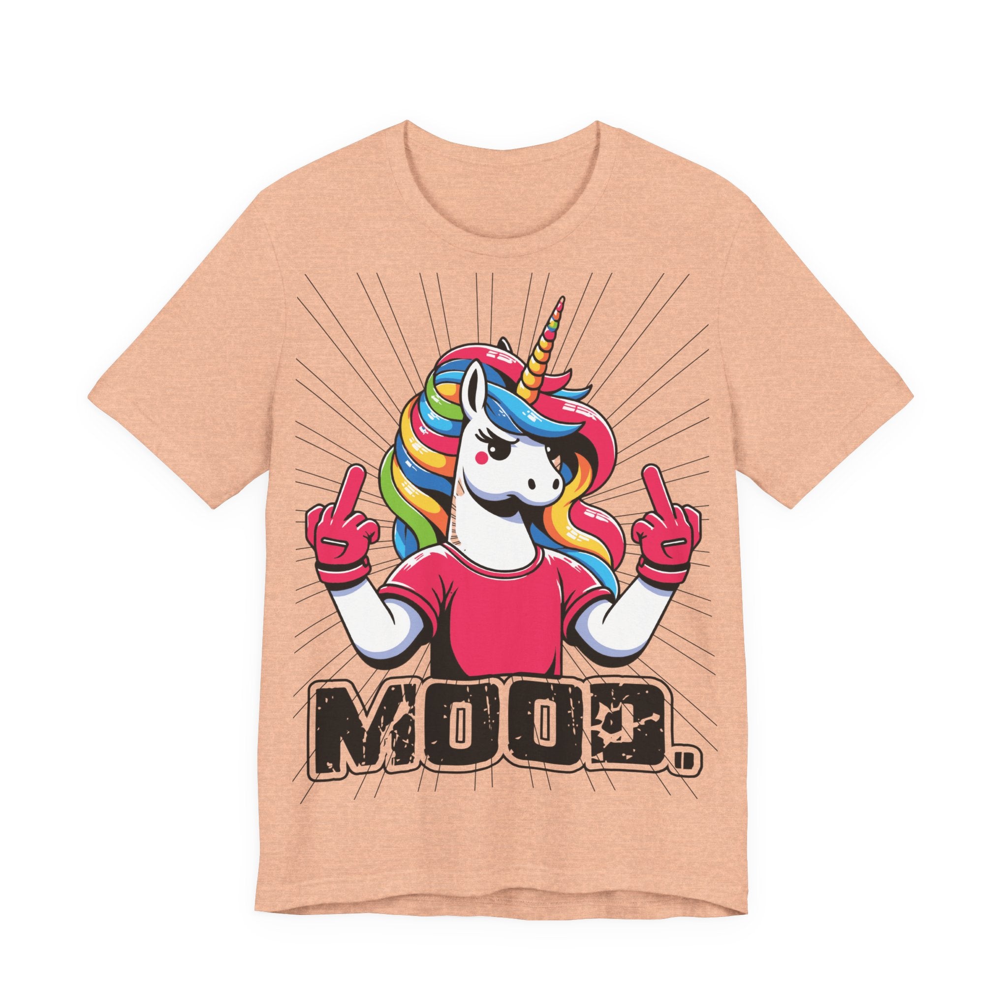 Unisex Jersey T-Shirt „Mittelfinger Mood“ – Cooles Kurzarmshirt mit frechem Print