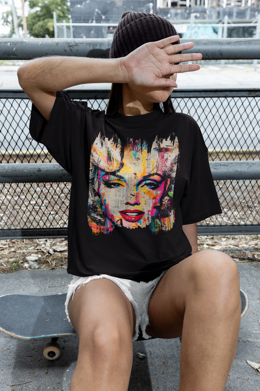 Knalliges Pop Art Unisex Oversized T-Shirt | 100 % Baumwolle | seianders.de